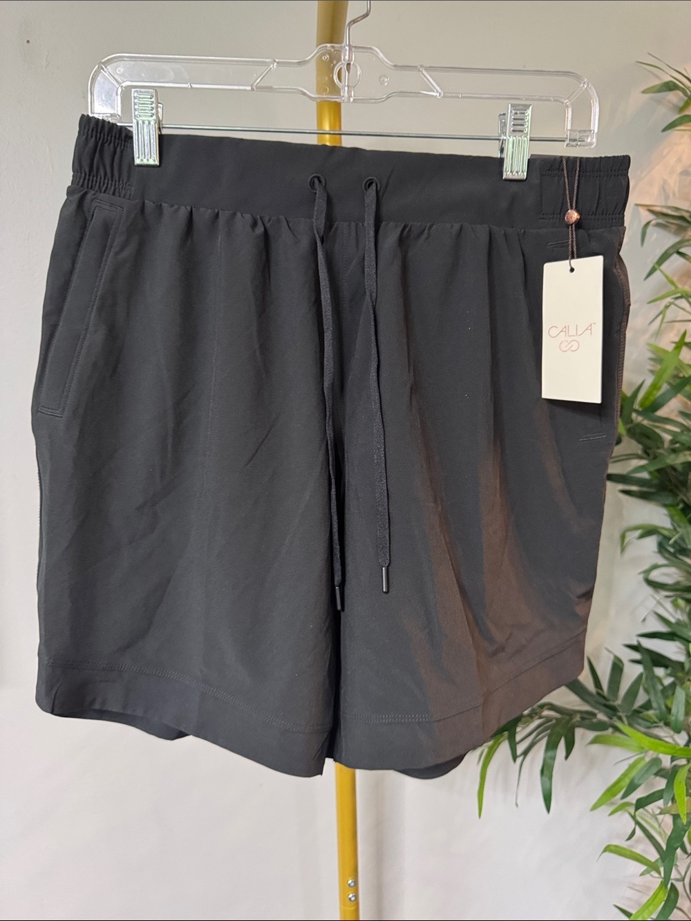 CALIA by Carrie Underwood Black Athletic relaxed Drawstring Shorts NWT S